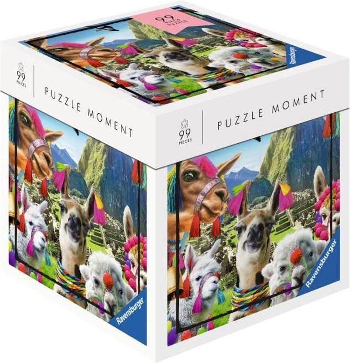 Moment Puzzle 99 stukjes - Lamas