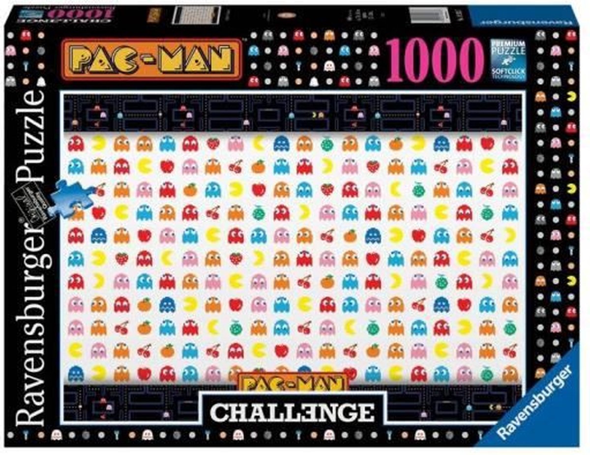 PAC-MAN - Puzzel 1000 stukjes - Pac-Man (Challenge Puzzle) -  