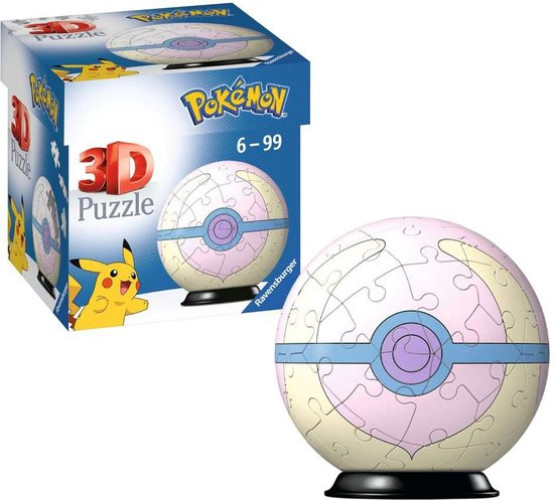 Pokemon - 3D Heal Ball Puzzle (55 pc)