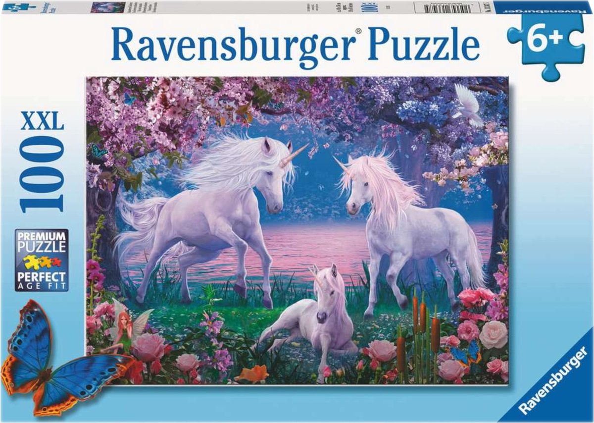 Puzzel - Betoverende eenhoorns - 100st. XXL