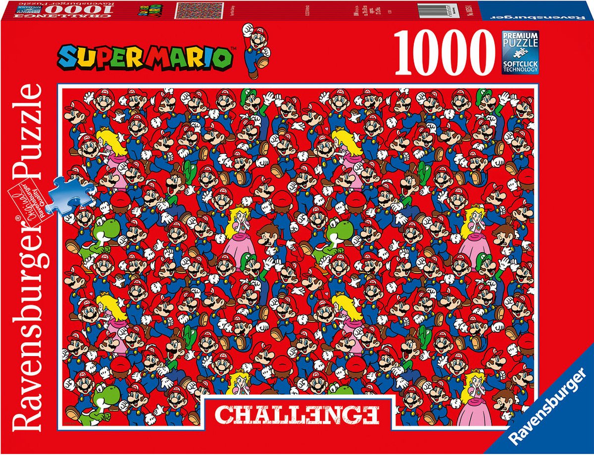 Puzzel 1000 stukjes Challenge - Super Mario