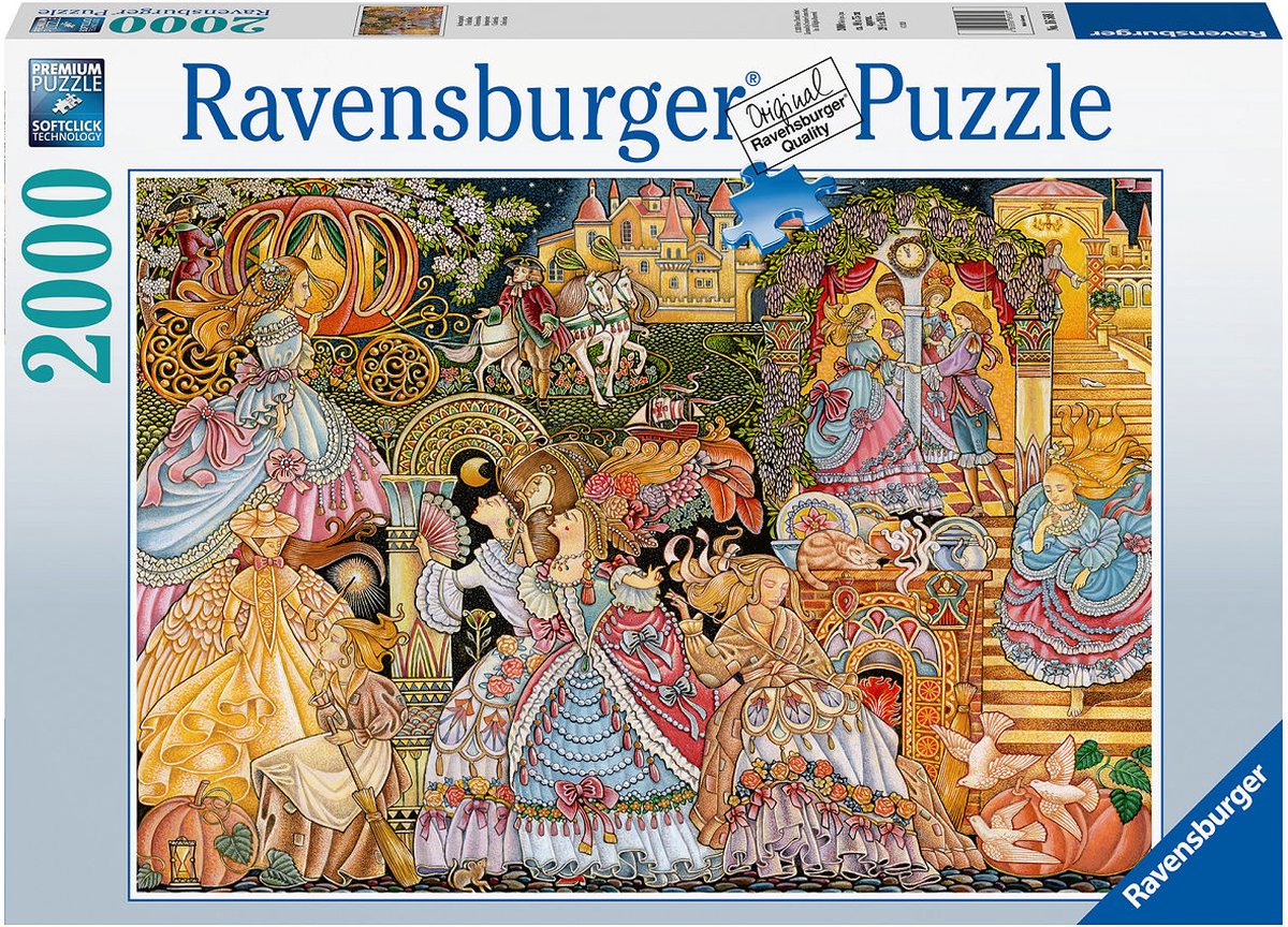 Puzzel 2000 st.WD: Cinderella The Glass Slipper