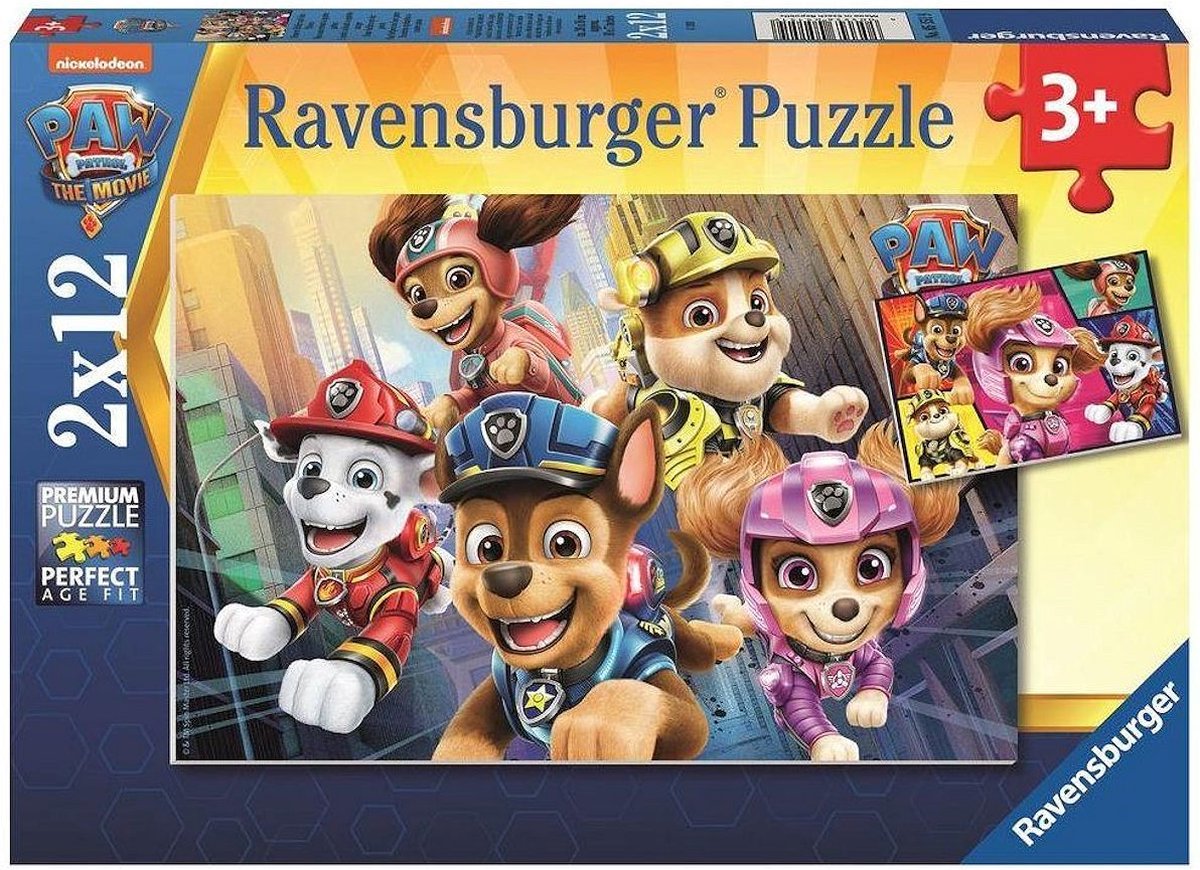 Puzzel 2x12 st. PAW: Helper op 4 poten