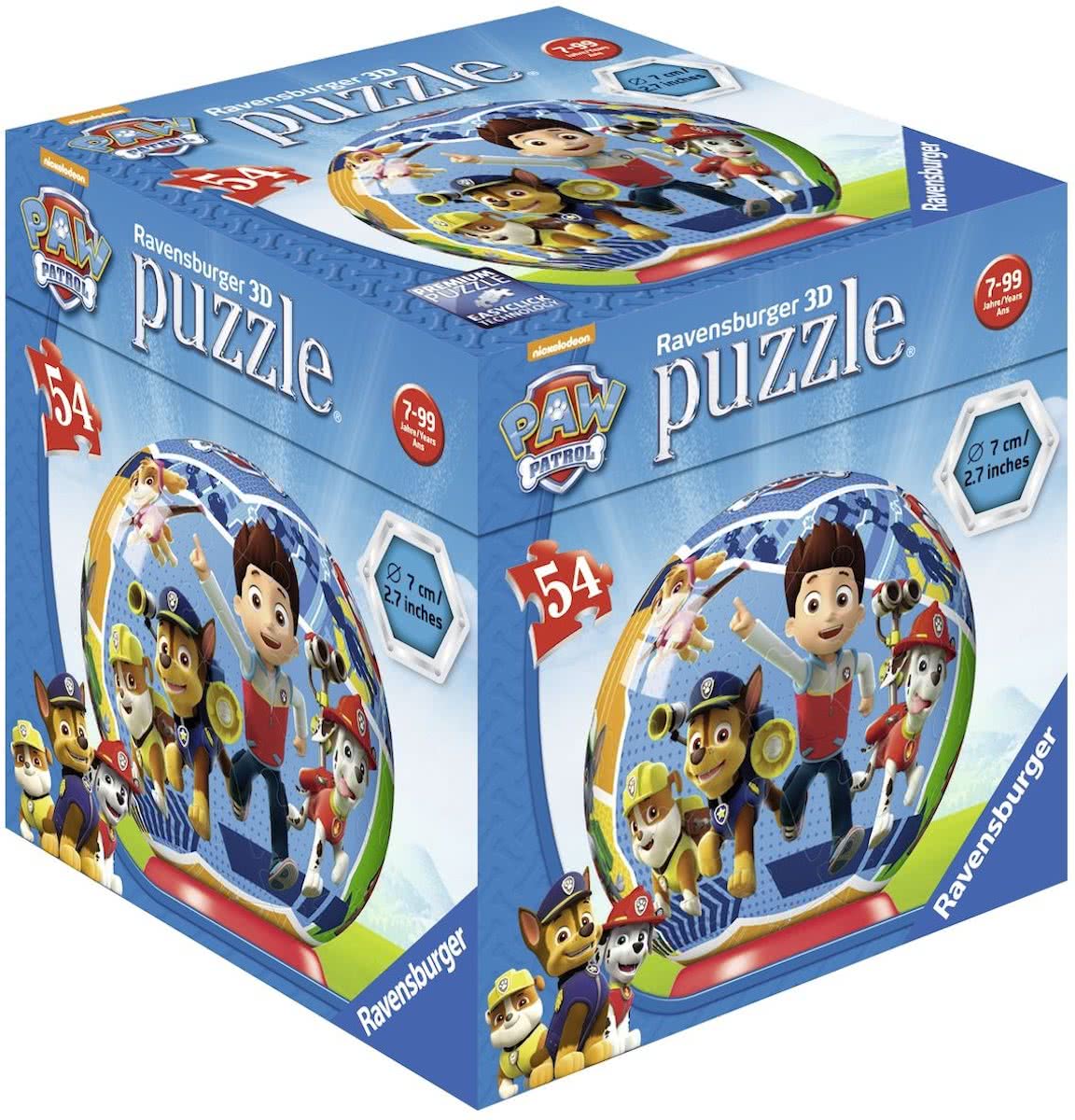 Puzzel Paw Patrol 3d 54 stukjes