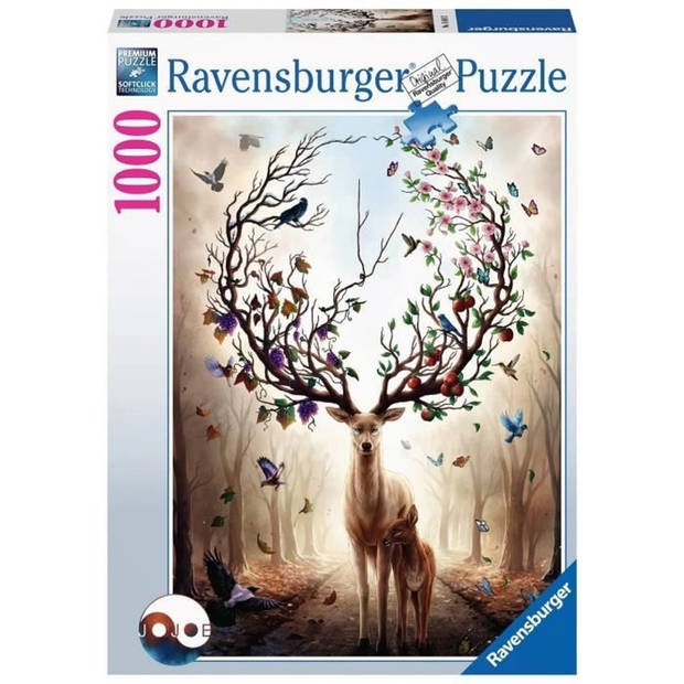   - Klassieke Puzzel Volwassenen - Puzzel 1000 p - Fantastisch hert - 70x50cm - 15018