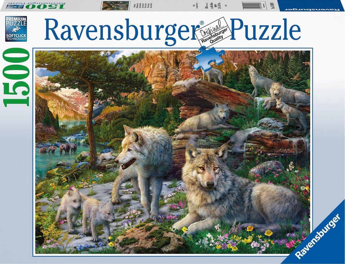   - Puzzle 1500 - Wolves In Spring (10216598)