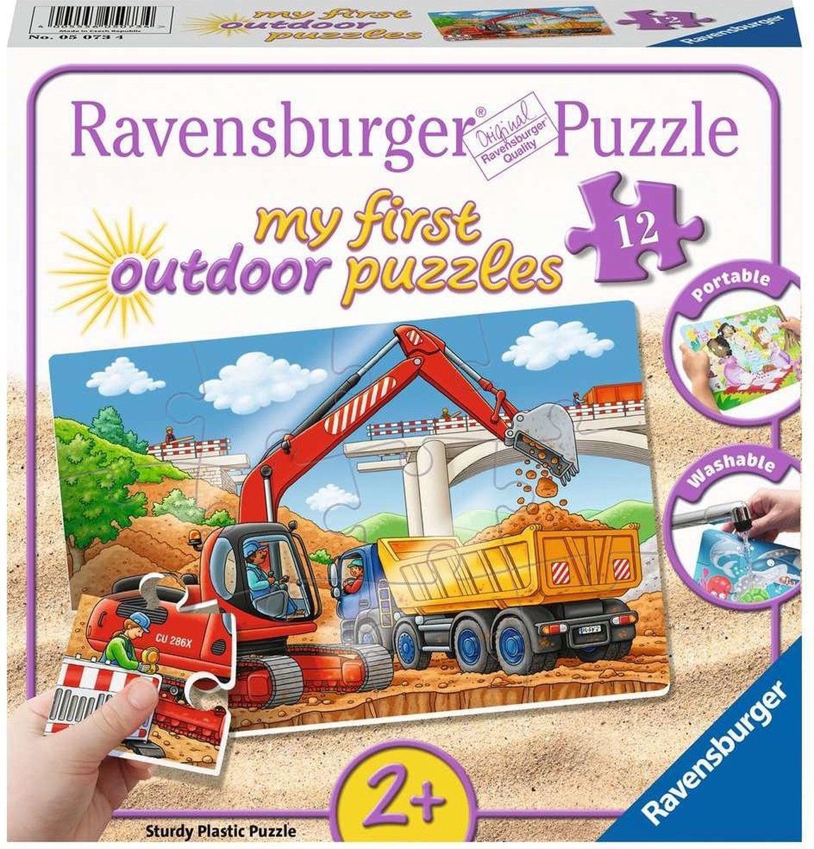 Ravensburger 05073 puzzel Contourpuzzel 12 stuk(s)