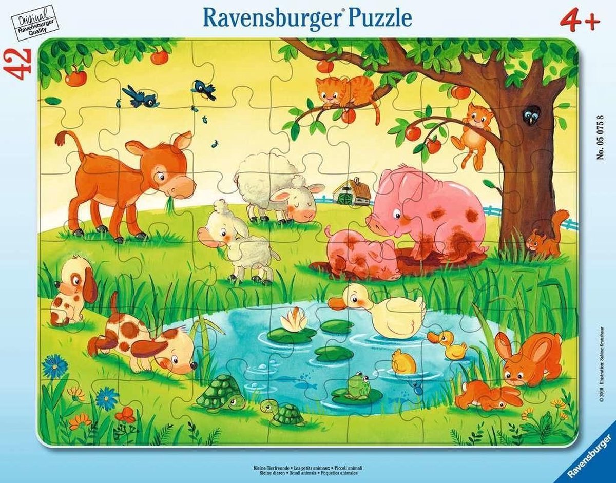 Ravensburger 05075 puzzel Contourpuzzel 42 stuk(s)