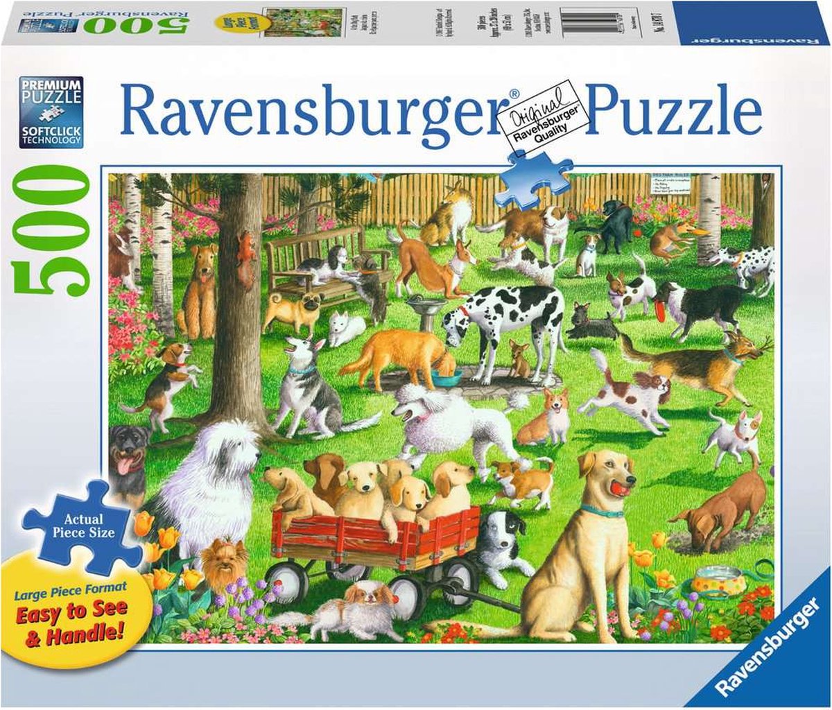 Ravensburger 148707 - At the Dog Park - Legpuzzel 500 stuk(s) Dieren