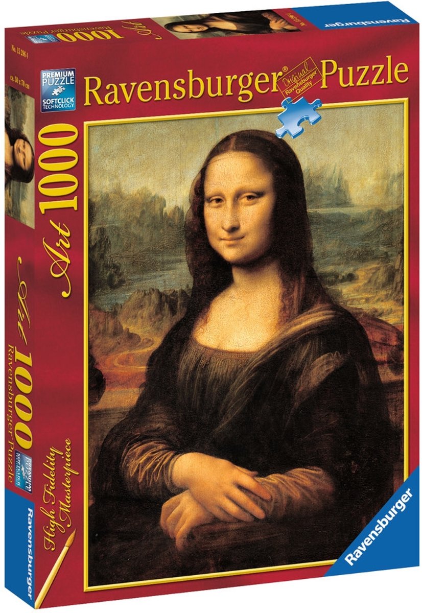   15296 Mona Lisa by Leonardo Da Vinci 1000 stuk(s) puzzel