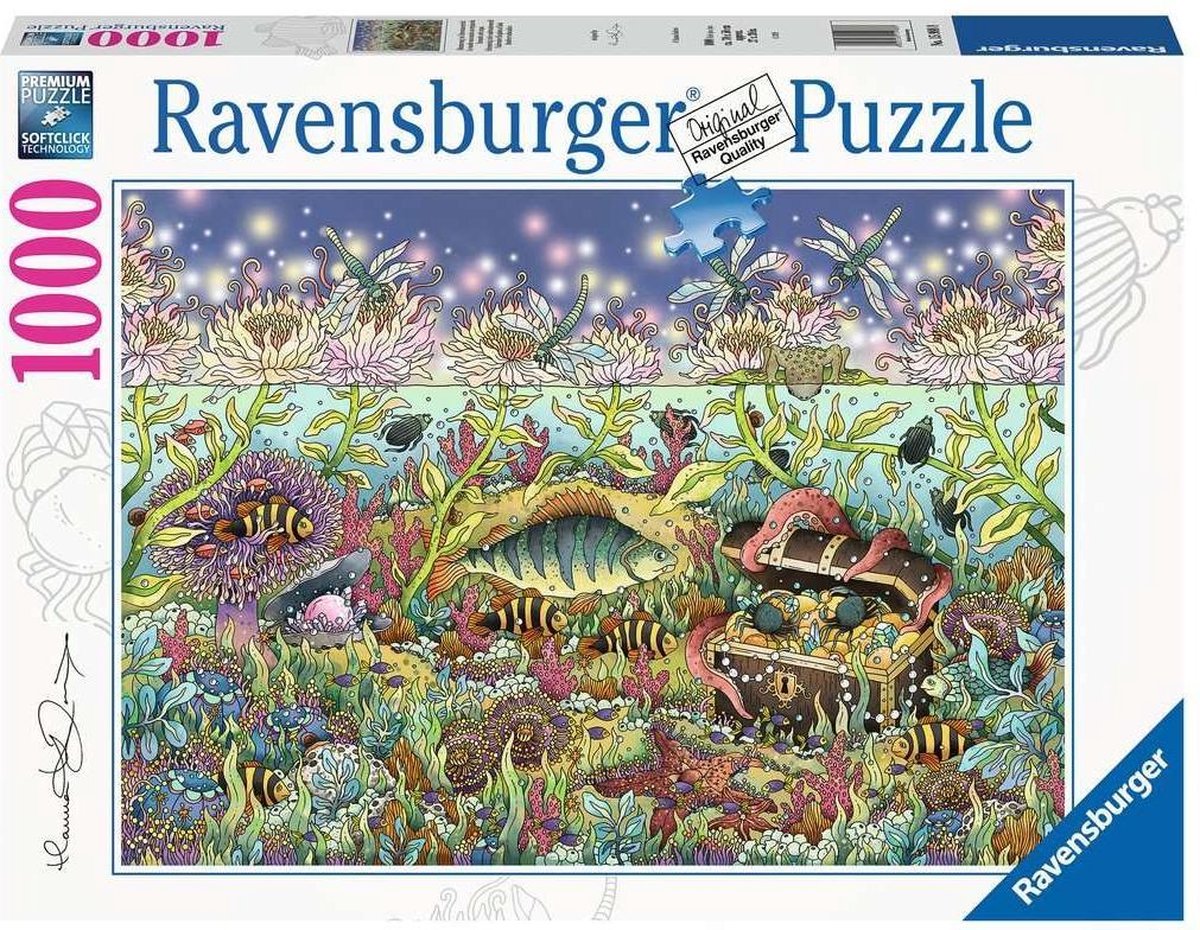 Ravensburger 15988 puzzel Contourpuzzel 1000 stuk(s) Flora