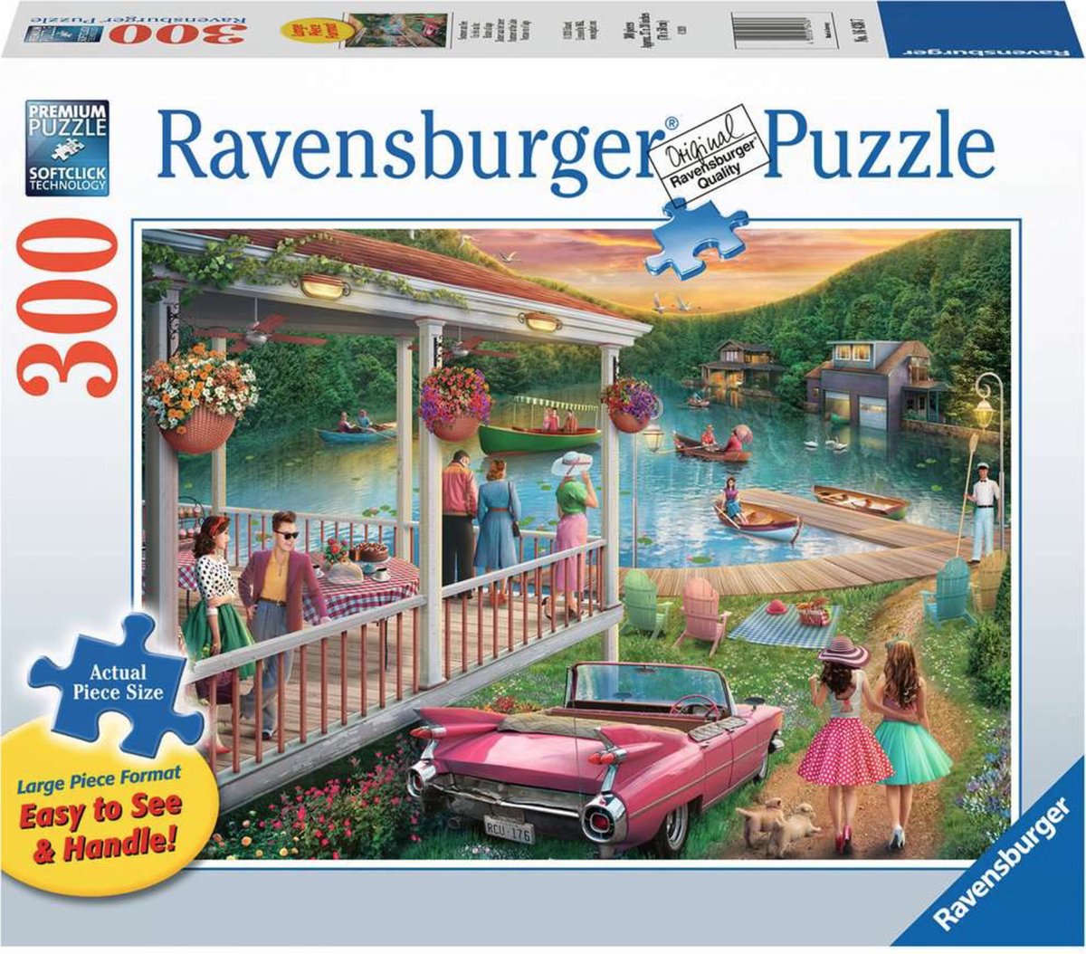   164387 - Legpuzzel - Zomer aan het meer - 300 XXL stukjes