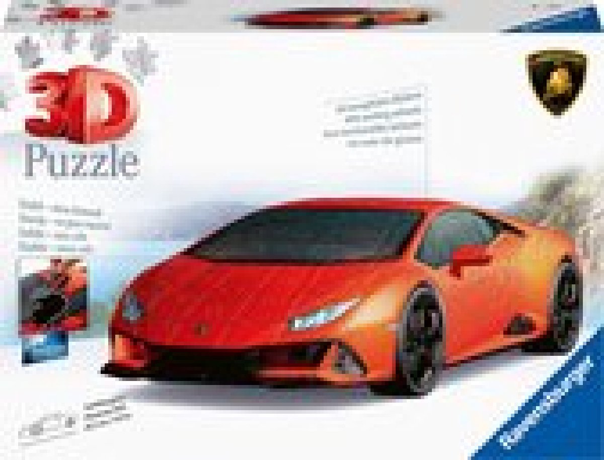 Ravensburger 3D Puzzel Lamborghini Huracan Evo - 108 stukjes