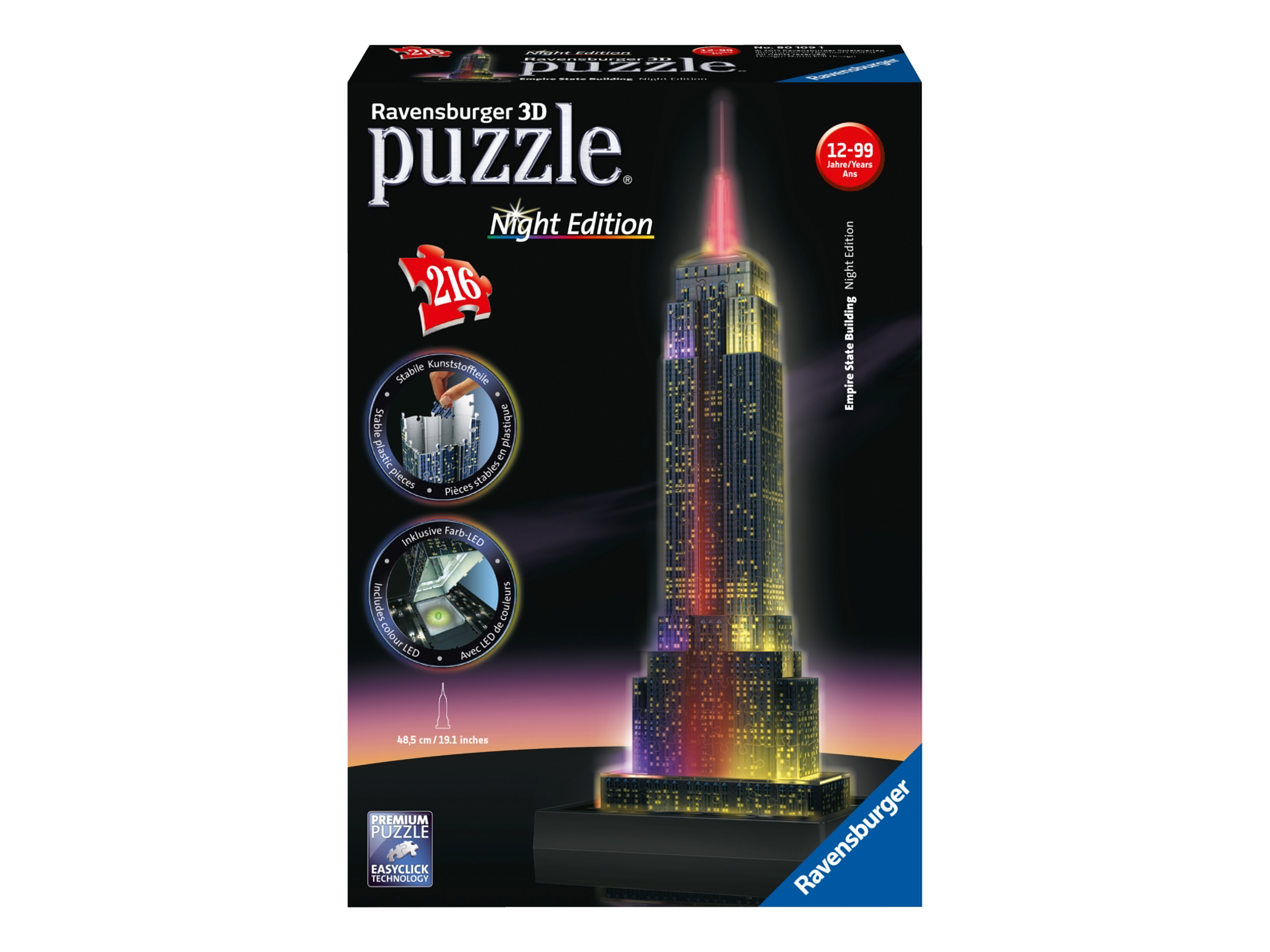   3D-puzzel night edition (Empire State)