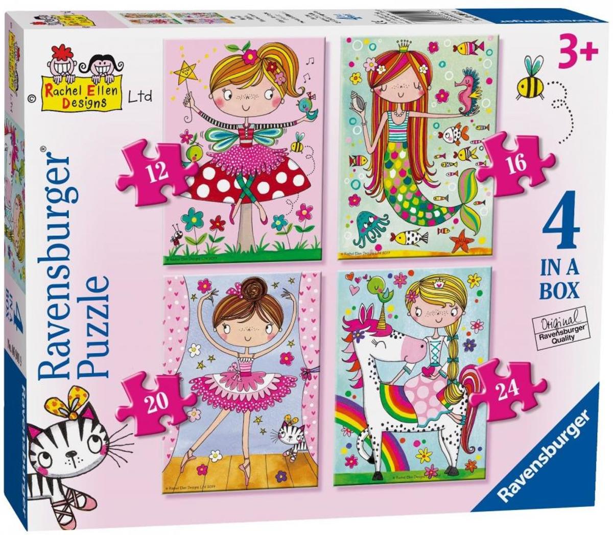 Ravensburger 4 Progressieve puzzels voor meisjes