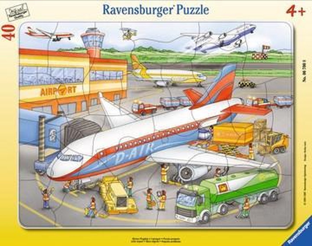 Ravensburger 4005556067008 Contourpuzzel 40 stuk(s) Luchtvaartuig