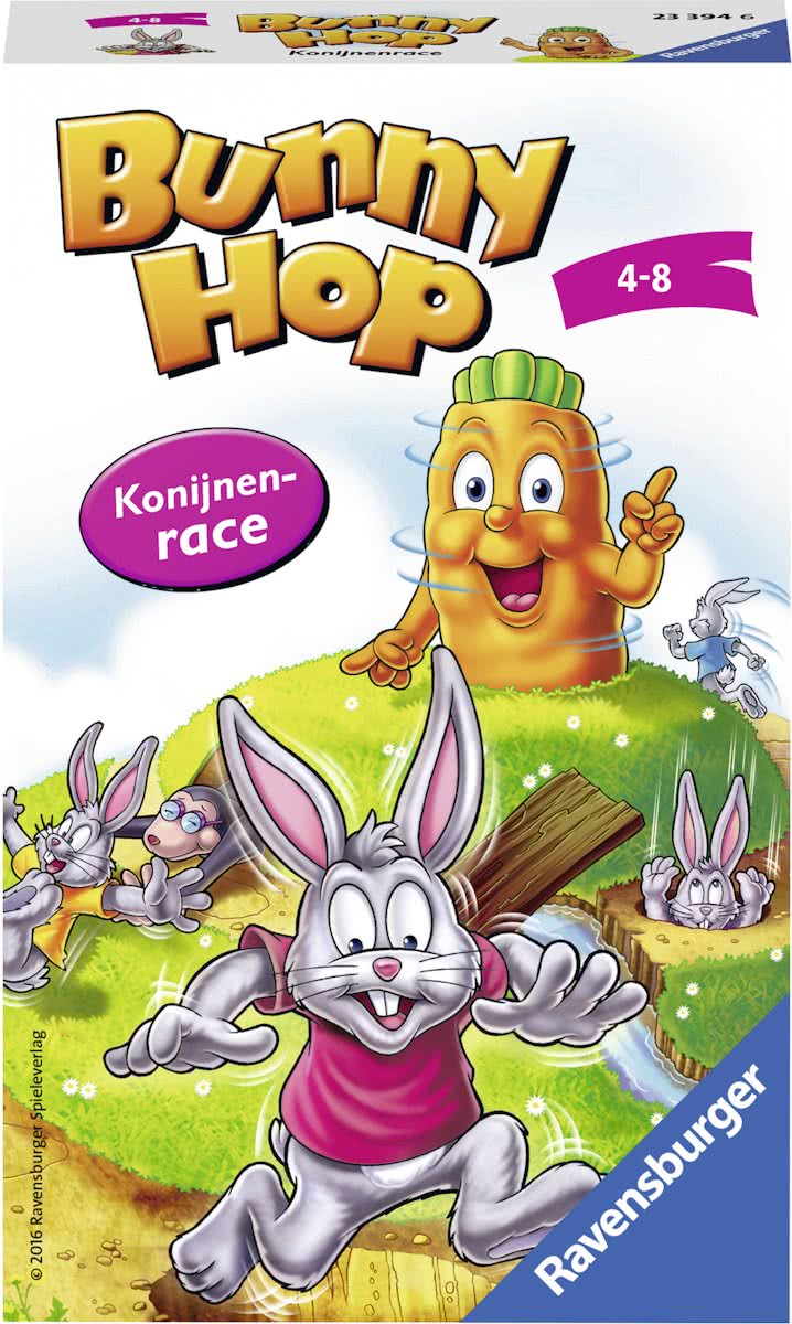   Bunny Hop Konijnenrace - pocketspel