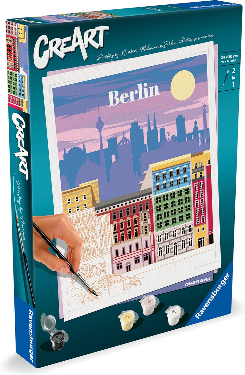   CreArt - Colourful Berlin - Schilderen op Nummer
