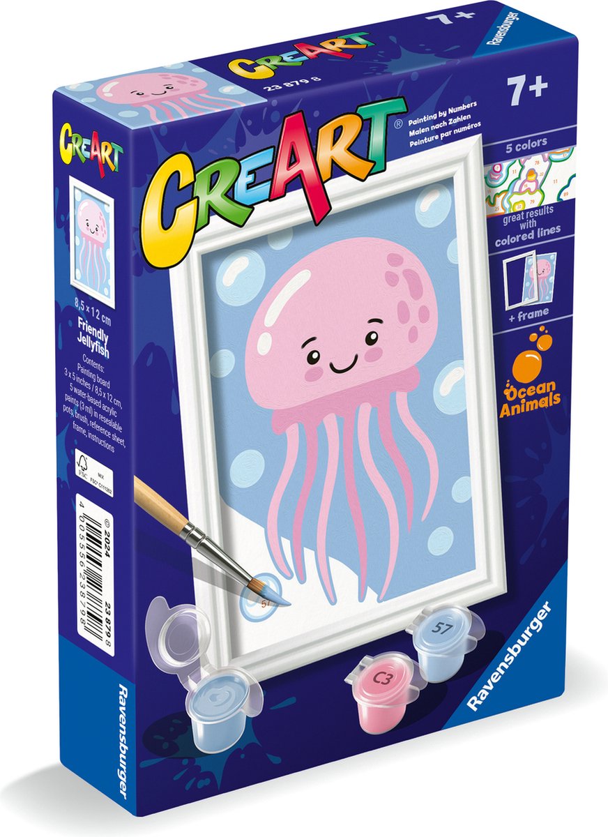   CreArt Trendy Frog - Schilderen op Nummer