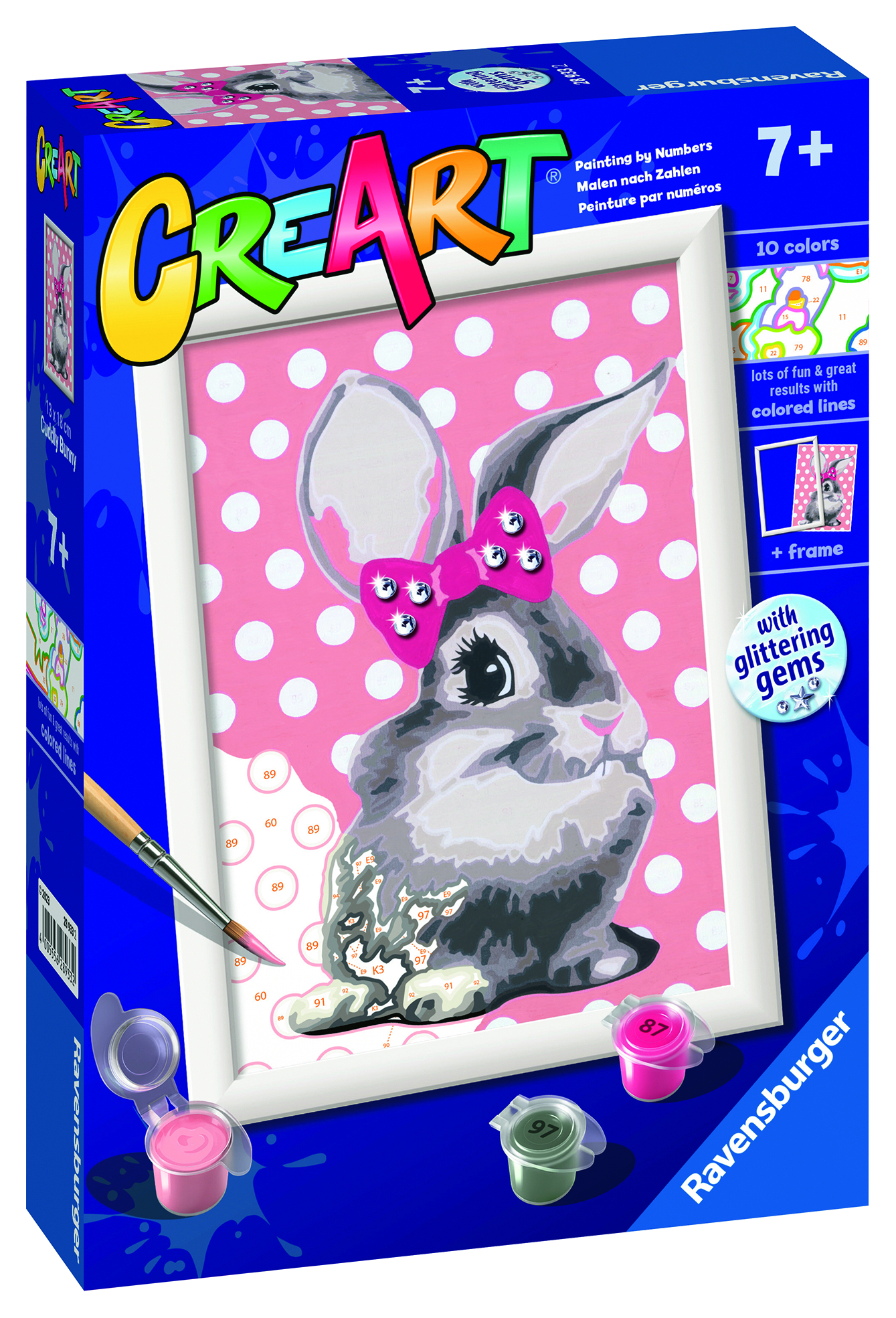   Creart serie E konijn met glitter