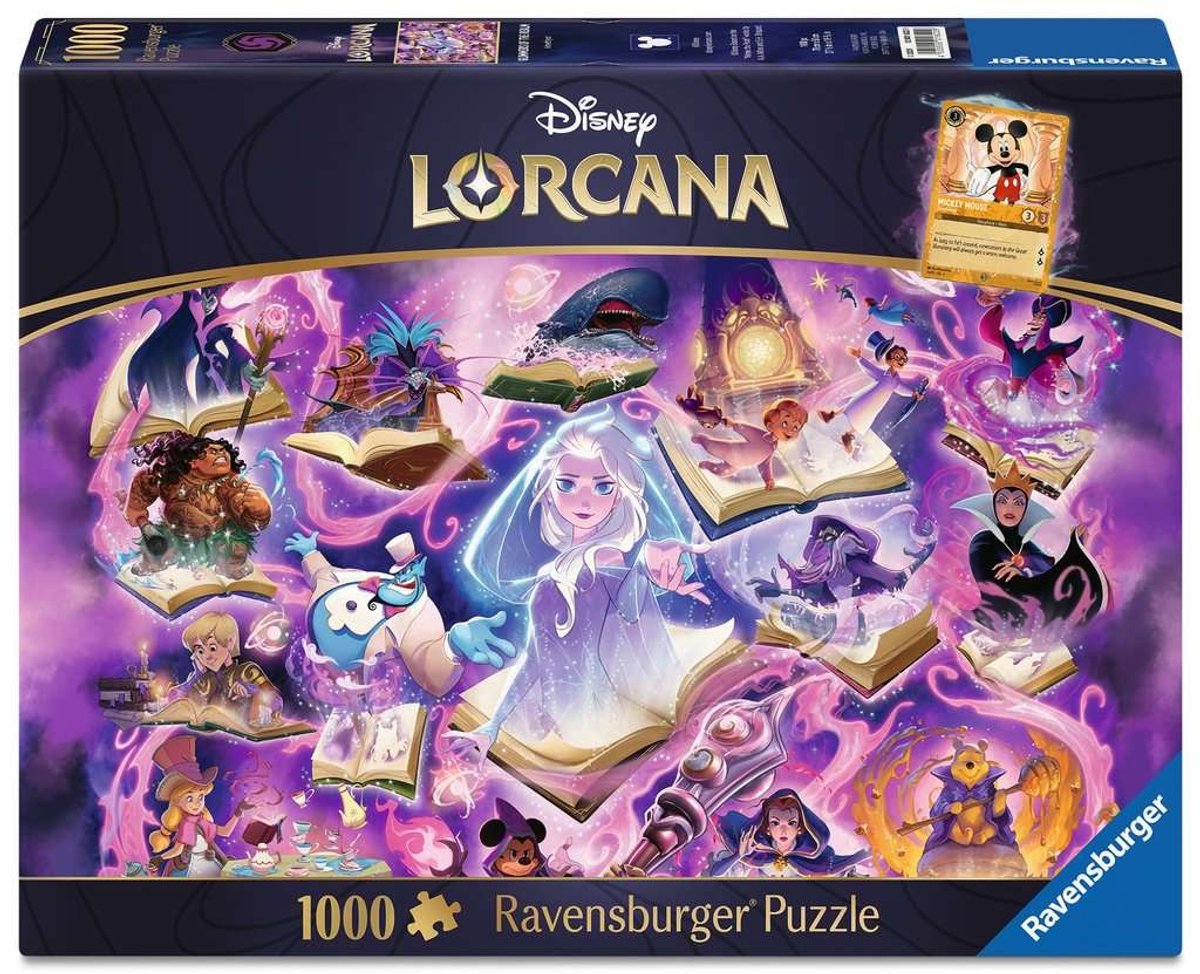   Disney Lorcana Jigsaw Puzzle Glimmers of the Realm: Amethyst (1000 pieces) Puzzles