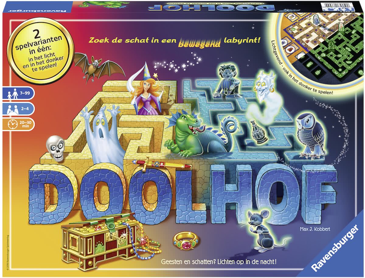   Doolhof Glow in the dark - Bordspel