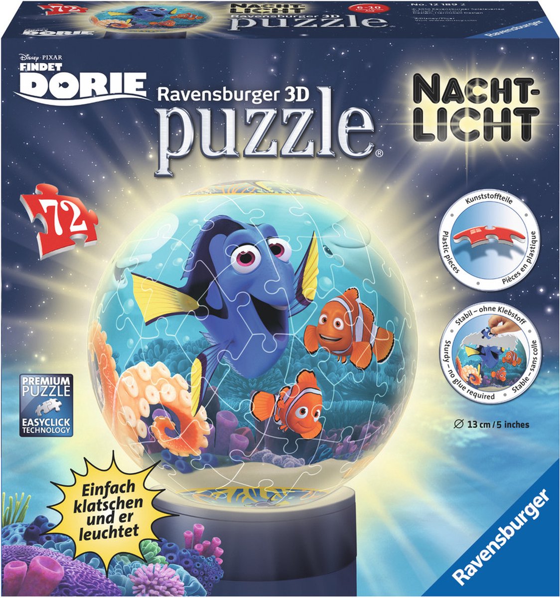   Finding Dory 3D-puzzel 72 stuk(s) Stripfiguren
