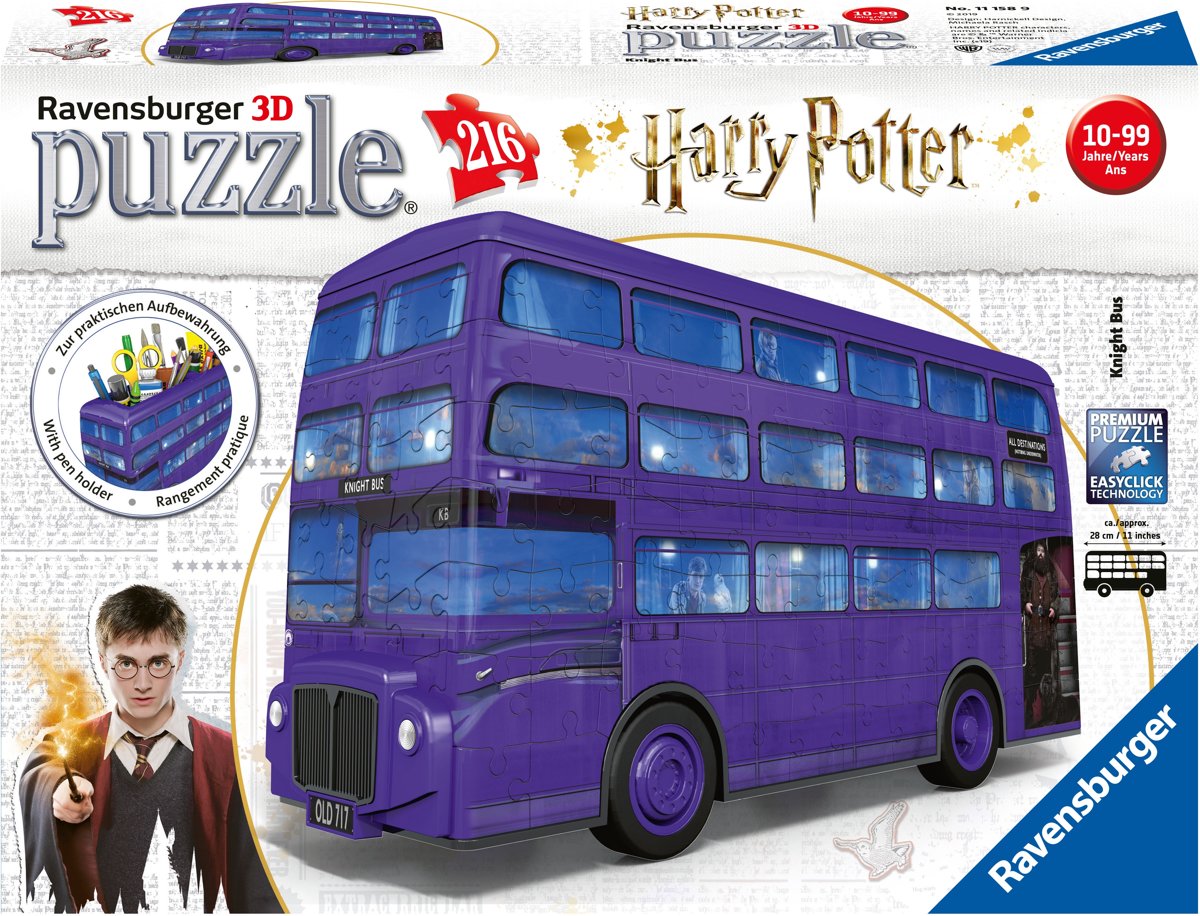   Harry Potter Bus - 3D puzzel - 216 stukjes