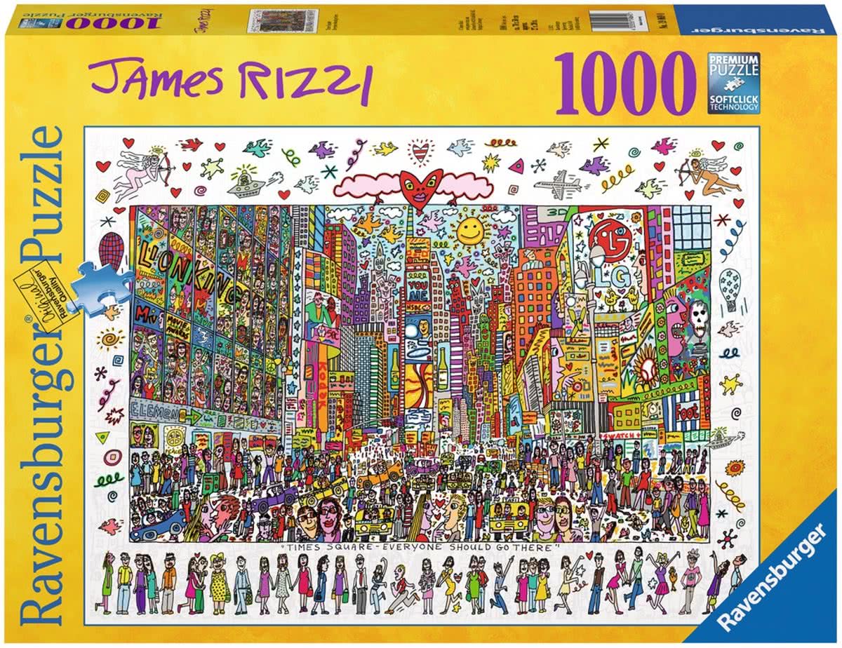   James Rizzi Times Square - Puzzel - 1000 stukjes
