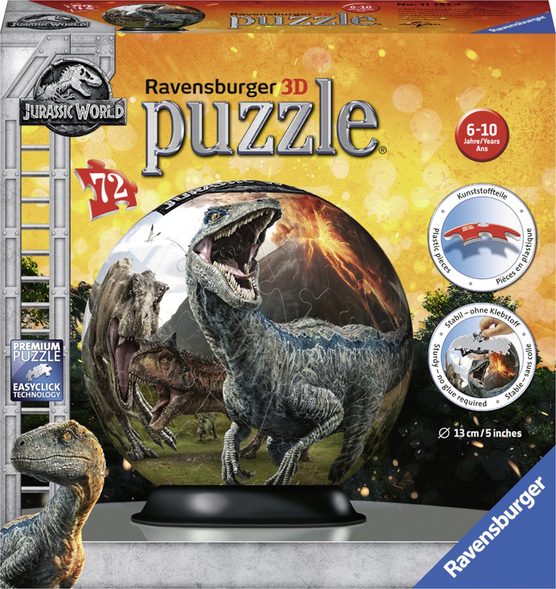   Jurrassic World - 3D Puzzel - 72 stukjes