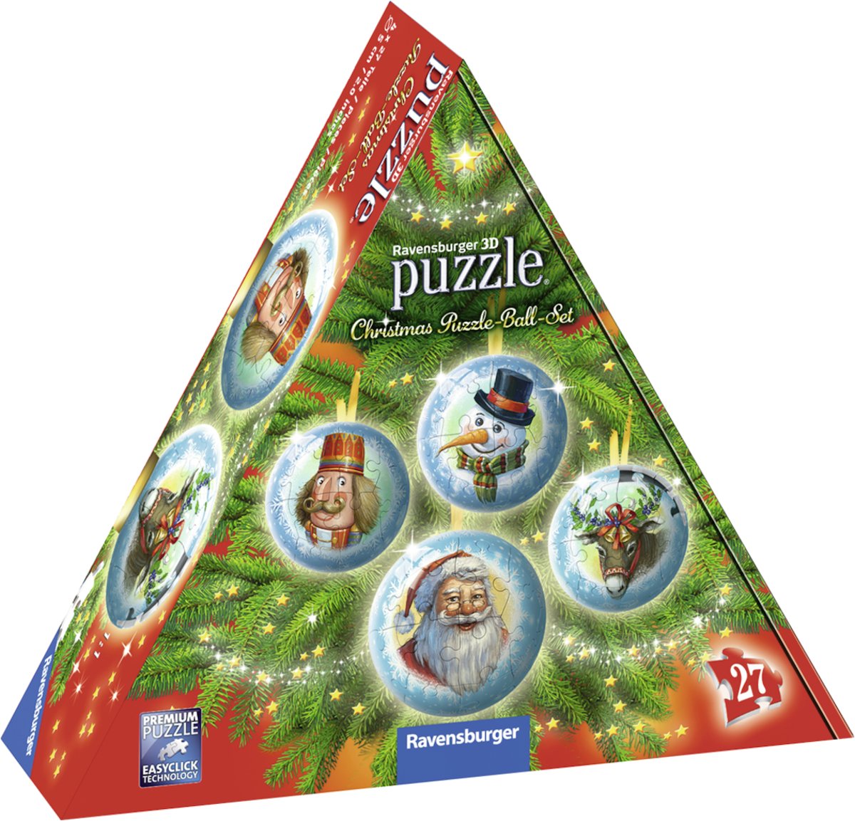   Kerstballen Puzzleball set - 3D Puzzel