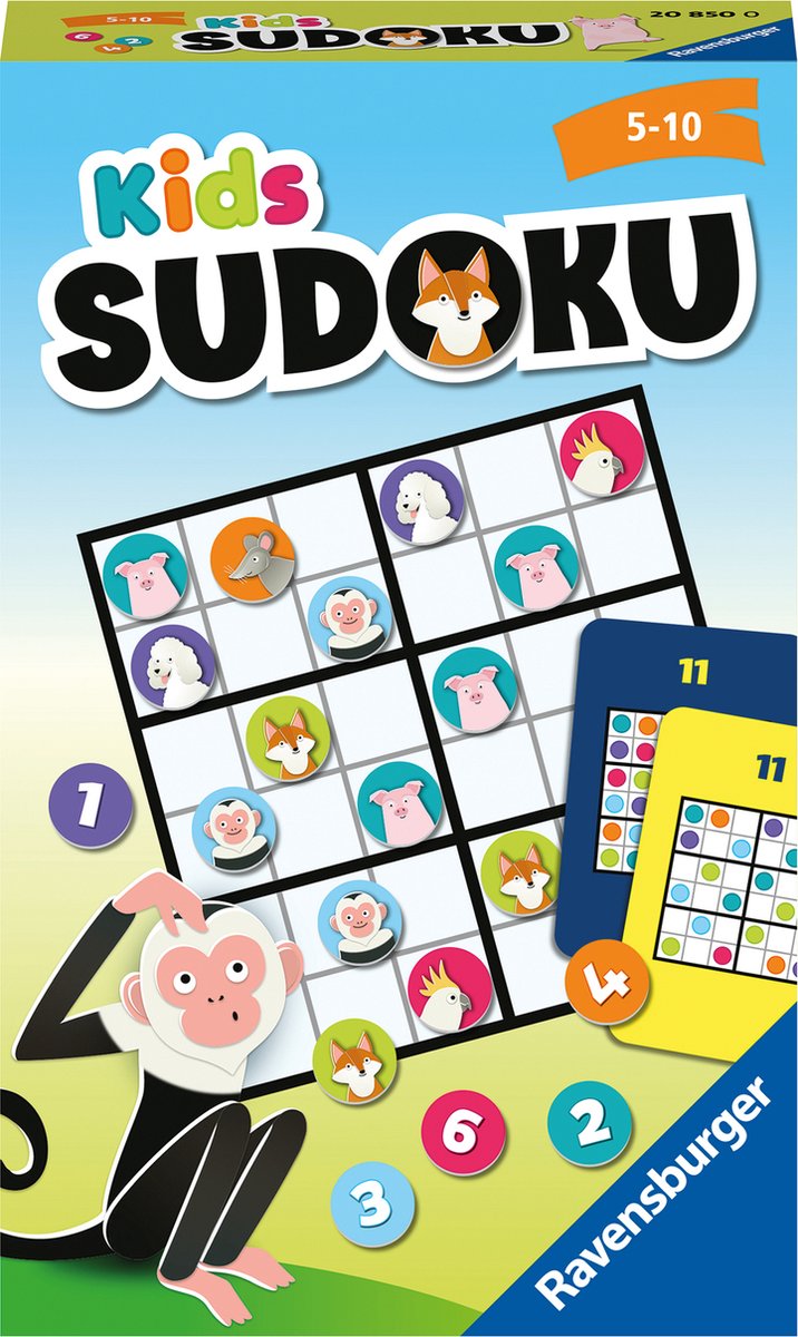   Kids Sudoku Dieren - Breinbreker