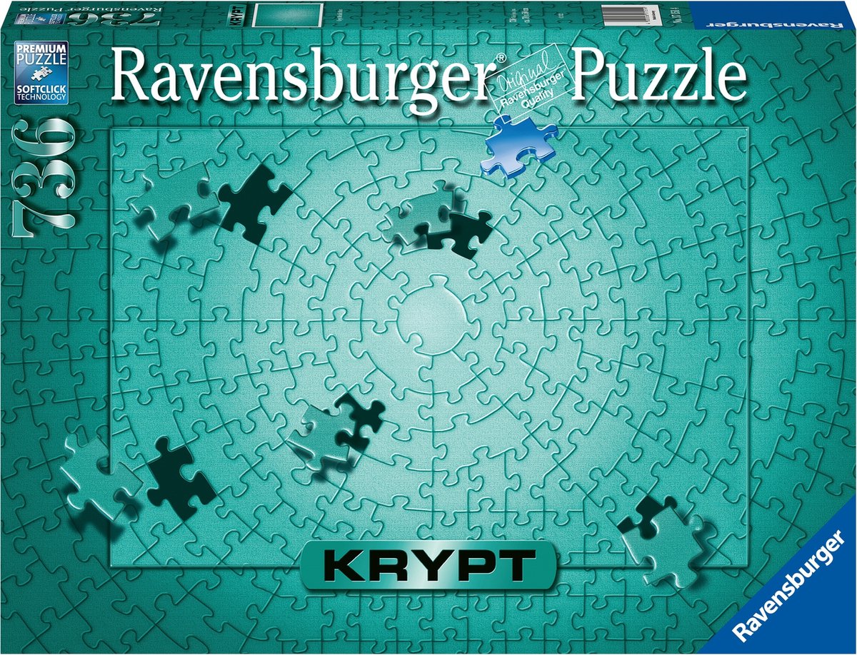   Krypt Metallic Mint - Legpuzzel - 736 stukjes