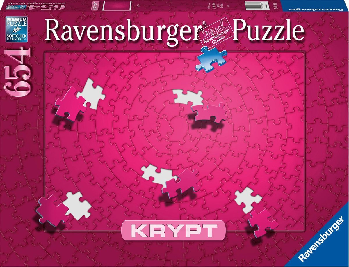   Krypt puzzel Pink - Legpuzzel - 654 stukjes