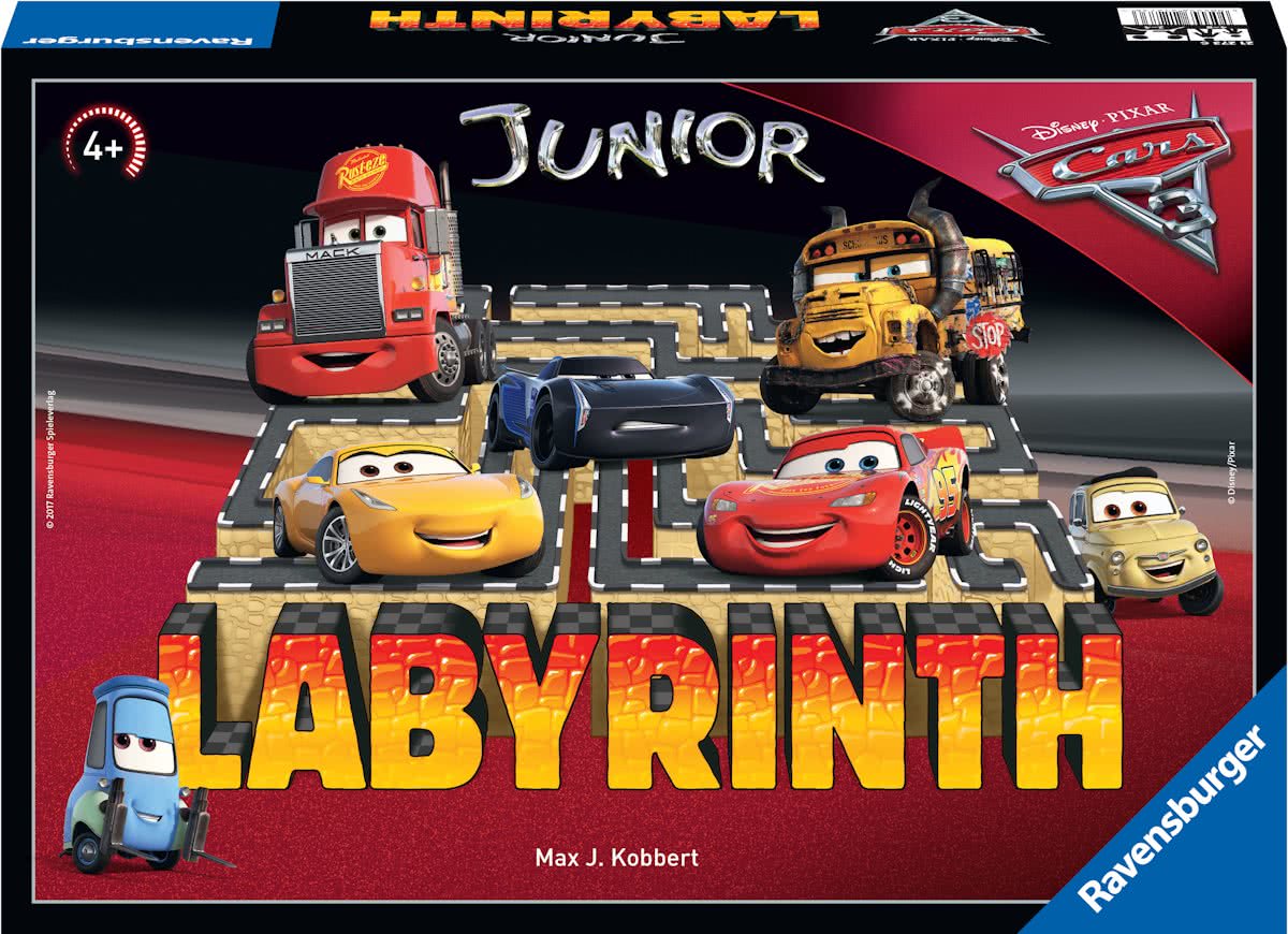   Labyrinth junior Disney Cars 3 - bordspel