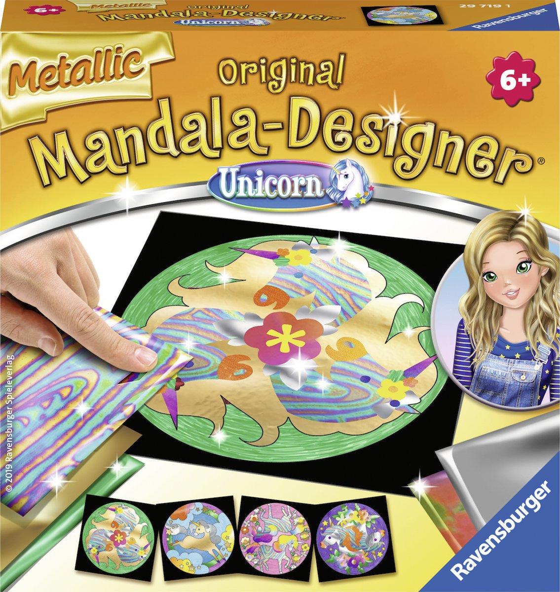   Mandala Designer® Metallic Foil Unicorn