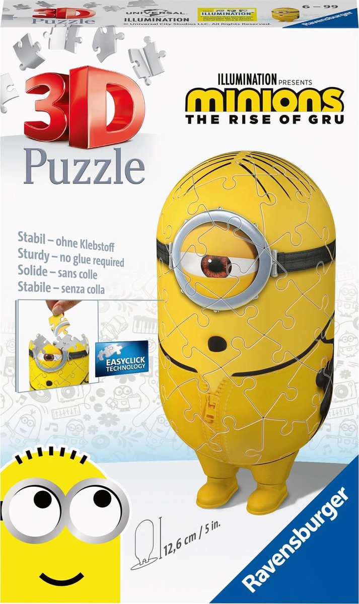   Minions 2 Figuur 2 - 3D Puzzel - 54 stukjes