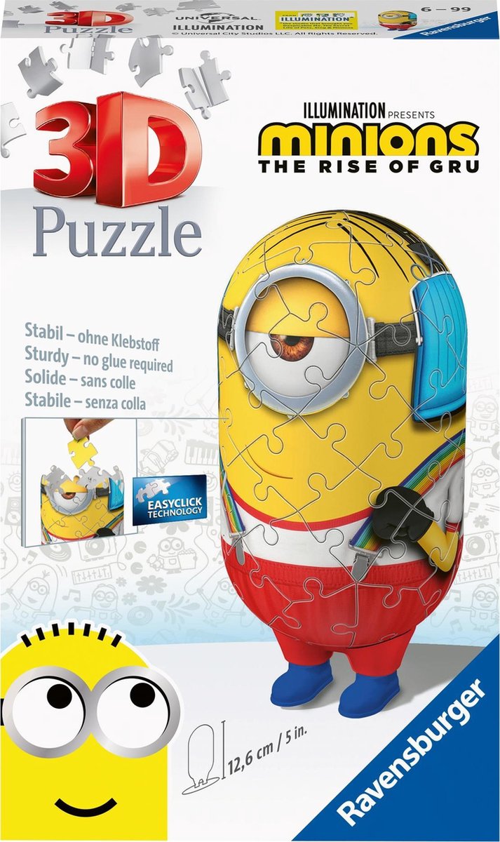   Minions 2 Roller Skates - 3D Puzzel - 54 stukjes