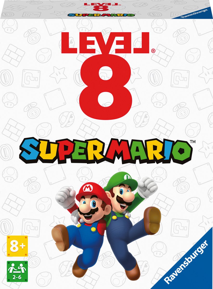   Nintendo Super Mario Level 8 - Kaartspel