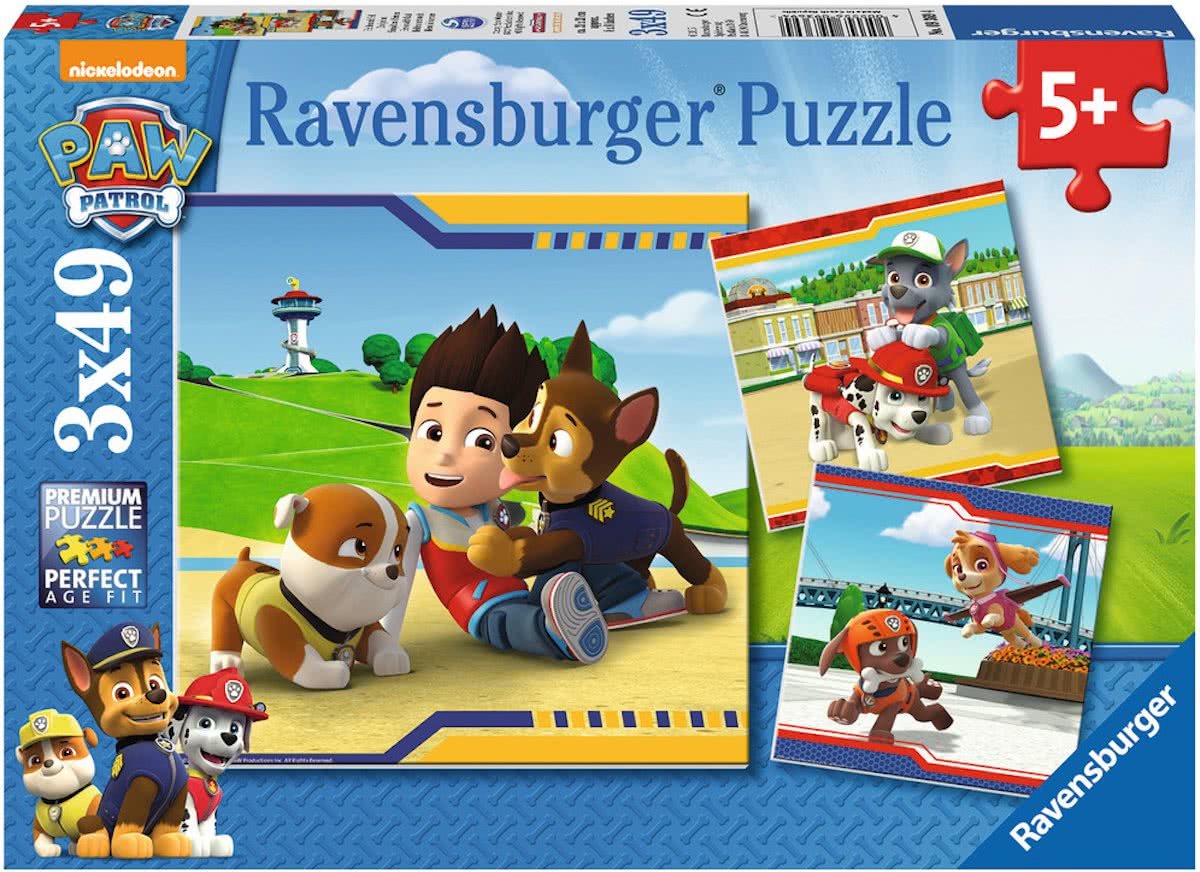   Paw Patrol - Helden met Vacht - Kinderpuzzel