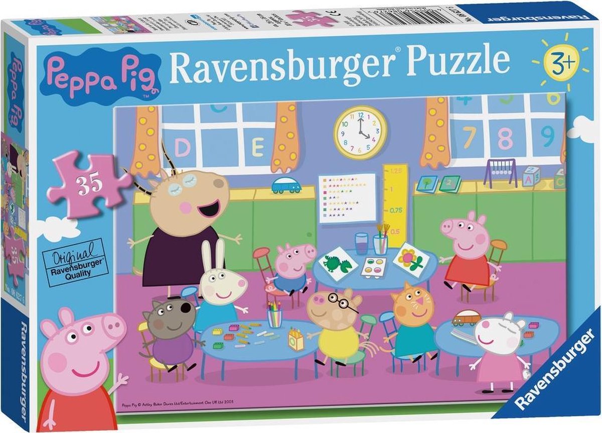   Peppa Pig Classroom Fun Legpuzzel 35 stuk(s) Stripfiguren