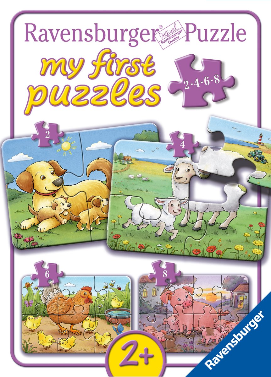   Puzzel - Boerderijdierfamilies - My First Puzzles