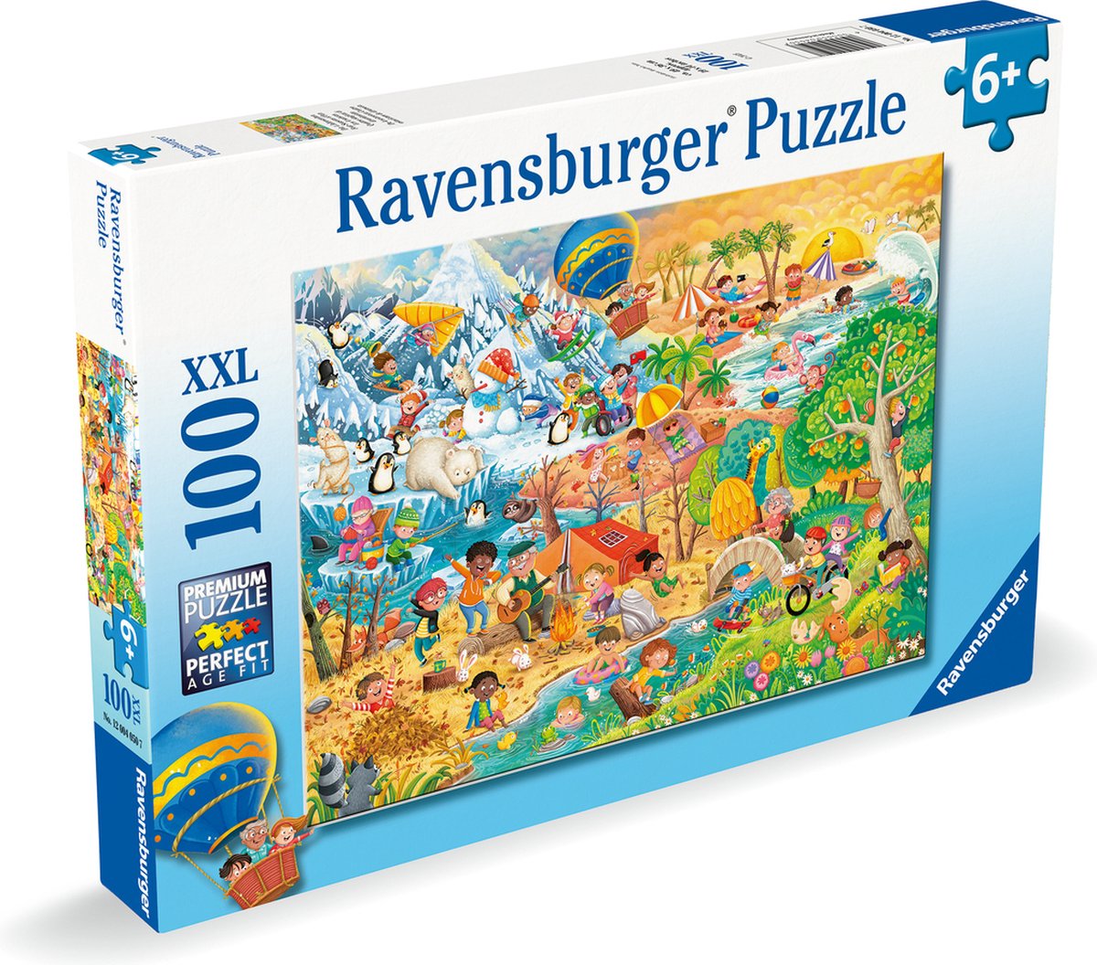   Puzzel - Vier Seizoenen van Plezier (4 Seasons of Fun) - 100 XXL Stukjes