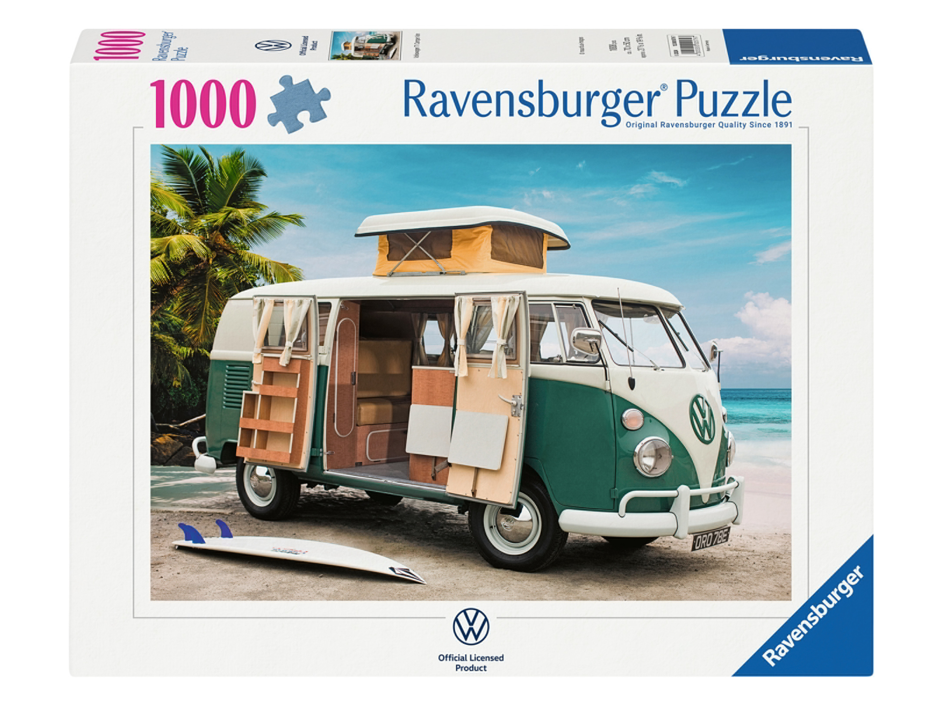   Puzzel 1000 stukjes (Volkswagen T1 kampeerwagen)