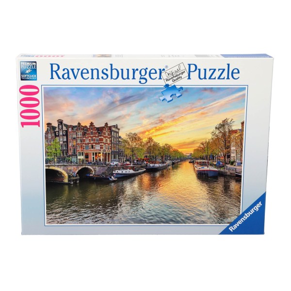   Puzzel Amsterdam Grachtenoever 1000 Stukjes