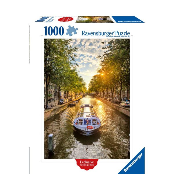   Puzzel Amsterdam Rondvaart 1000 Stukjes