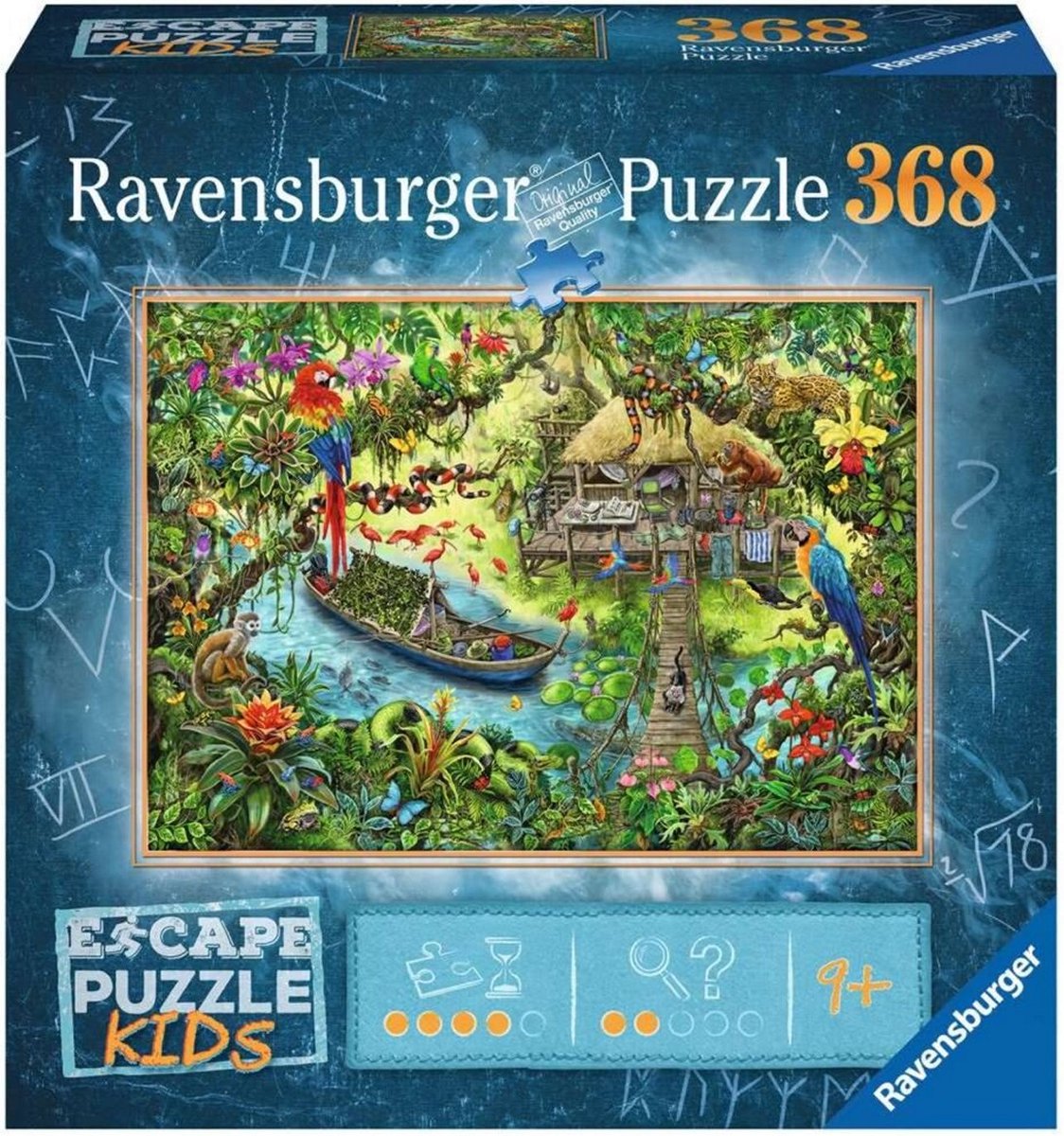 Ravensburger Puzzel Escape Kids Jungle 368 Stukjes