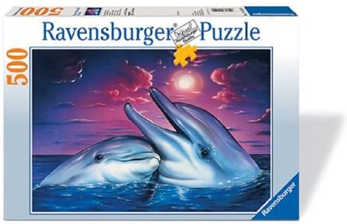 Ravensburger Puzzel Flipper Romance -Dolfijnen 500 stukjes