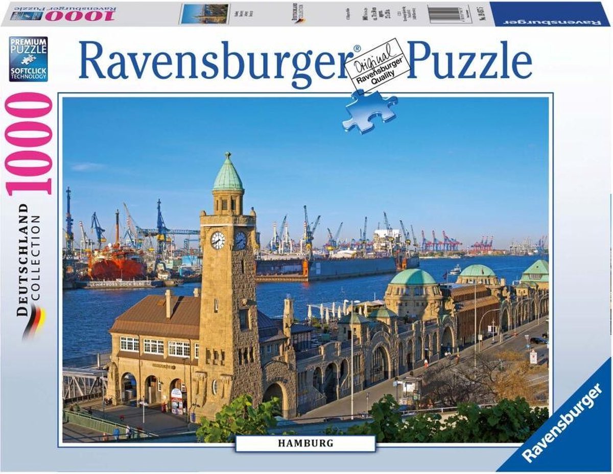 Ravensburger Puzzel Hamburg 1000 Stukjes