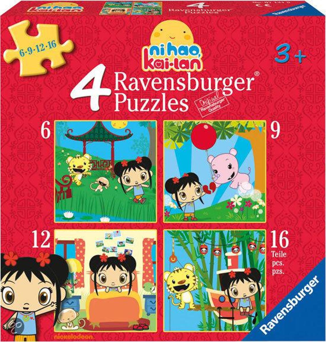   Puzzel Ni Hao Kai-Lan: 4 In 1